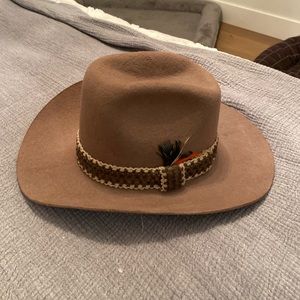 Vintage Brown Cowboy Hat